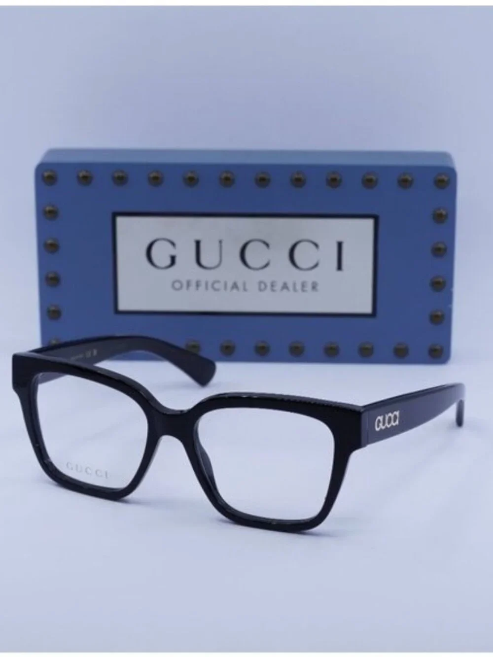 Gucci GG1791O 005 Cat Eye Eyeglasses - Shiny Black 53mm